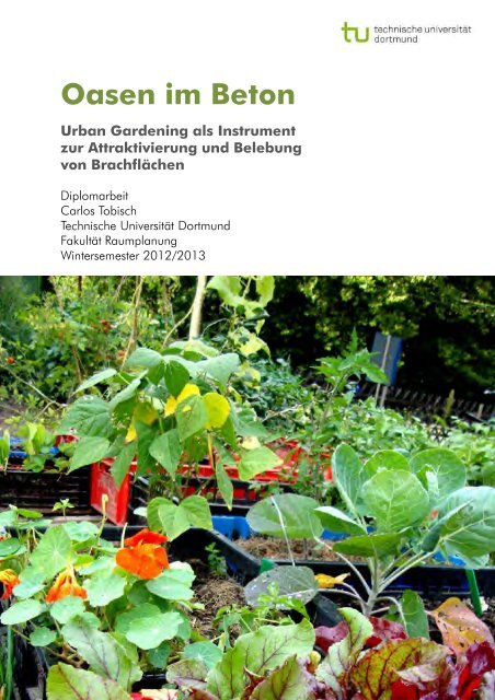 Oasen im Beton. Urban Gardening als Instrument zur Attraktivierung ...