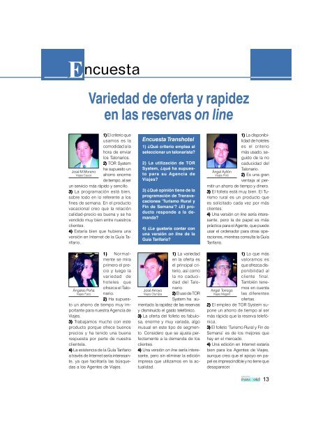 Entrevista - Transhotel