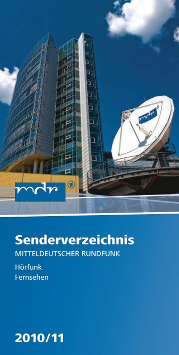 Senderstandorte und Radiofrequenzen - Mdr