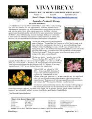 x - Hawaii Chapter, American Rhododendron Society