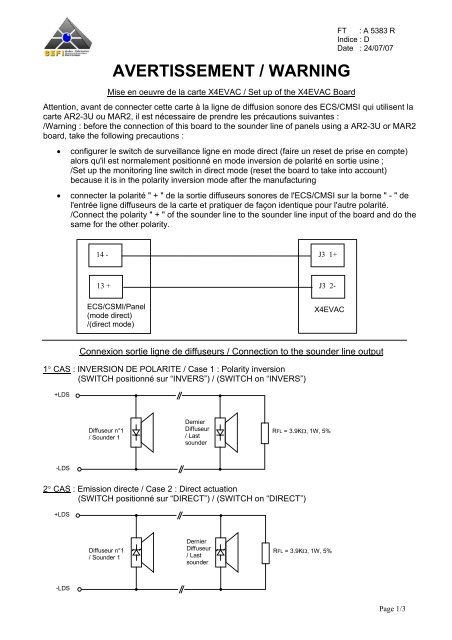 NOTICE TECHNIQUE PRODUIT et de MISE EN OEUVRE ... - DEF