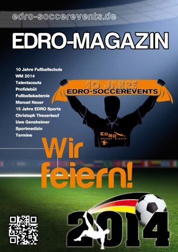 EDRO Magazin 2014 online - EDRO Soccerevents