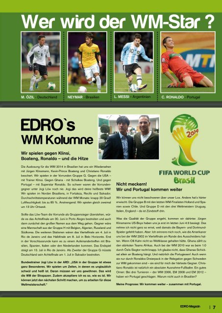 EDRO Magazin 2014 online - EDRO Soccerevents