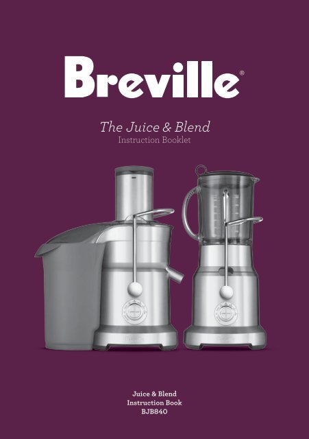 Breville the juice and clearance blend