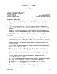 WILLIAM K. DURFEE - Department of Mechanical Engineering ...