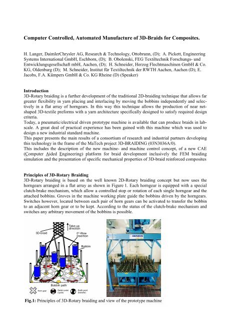 Single Side Stitching, an innovative textile ... - Mechanical Engineering