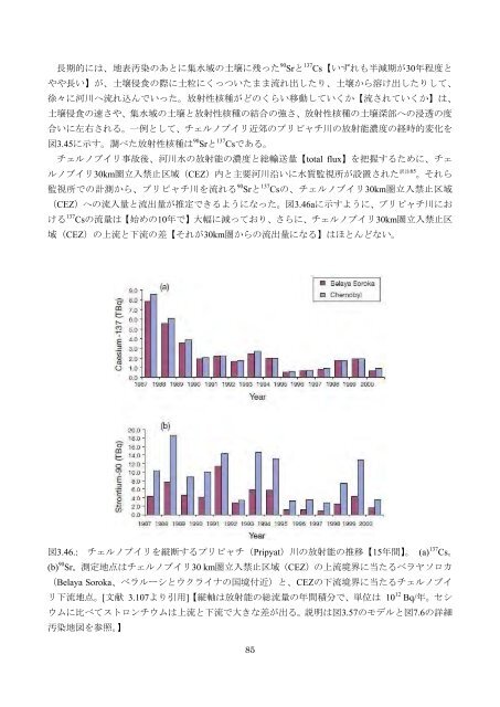 チェルノブイリ原発事故による 環境への影響とその修復 ... - 日本学術会議