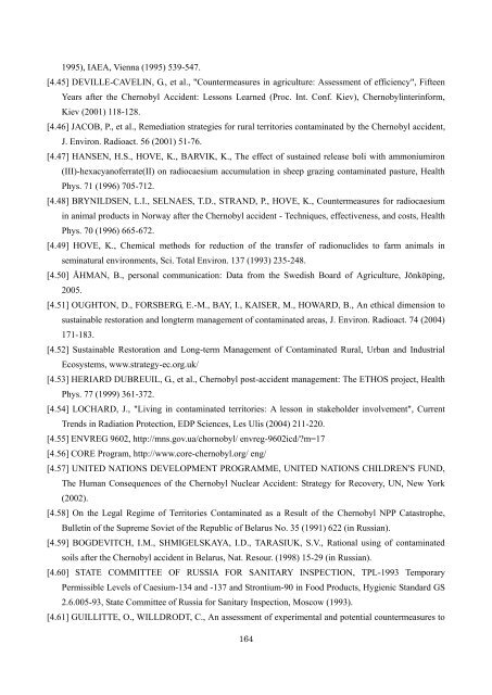 チェルノブイリ原発事故による 環境への影響とその修復 ... - 日本学術会議