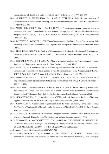 チェルノブイリ原発事故による 環境への影響とその修復 ... - 日本学術会議