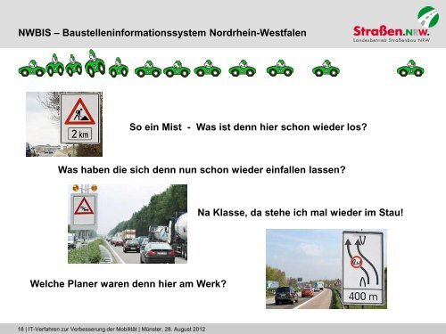 Neue IT-Verfahren bei StraÃen.NRW zur Verbesserung der MobilitÃ¤t ...