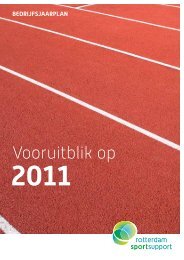 Vooruitblik 2011 - Rotterdam Sportsupport