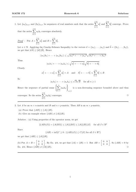 Math 172 Homework 6 Solutions 1 Let F X A Y Be A Function A