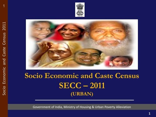 Socio Economic and Caste Census SECC - 2011 - Ministry of ...