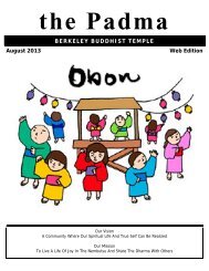 BERKELEY BUDDHIST TEMPLE August 2013 Web Edition