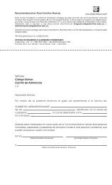 Formato de Carta de Recomendación - Colegio Bolivar
