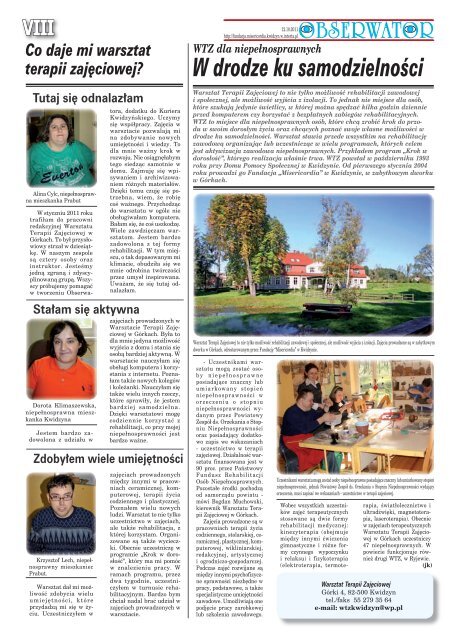 Obserwator nr 117/2011 - Fundacja Misericordia