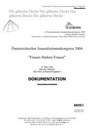 DOKUMENTATION - Medienfrauen.net