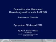 Evaluation des Mess- und Bewertungsinstruments AsTERiG