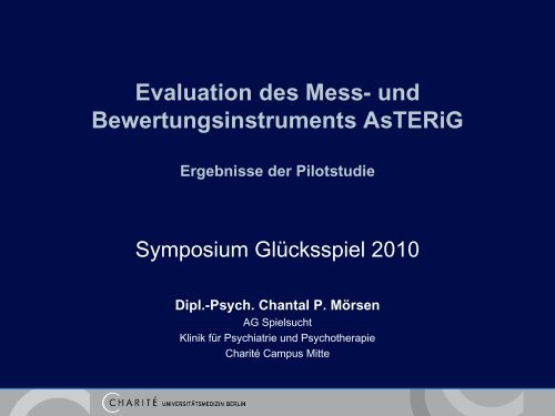 Evaluation des Mess- und Bewertungsinstruments AsTERiG