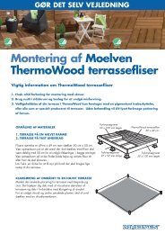 Montering af Moelven ThermoWood terrassefliser - Bauhaus