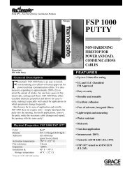 FSP 1000 PUTTY - Building materials and specialty construction ...