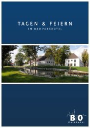 TAGEN & FEIERN - B&O Parkhotel