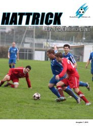 Clubmagazin Hattrick Ausgabe 7/2010 - FC Affoltern am Albis