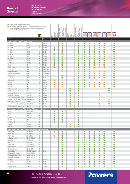 2013 catalogue catalogus katalog - bei Powers Europe