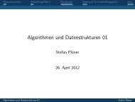Algorithmen und Datenstrukturen 01 - der Informatik-Studenten
