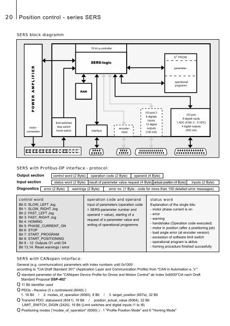 STEPPING MOTOR CONTROLS - Motor Technology Ltd