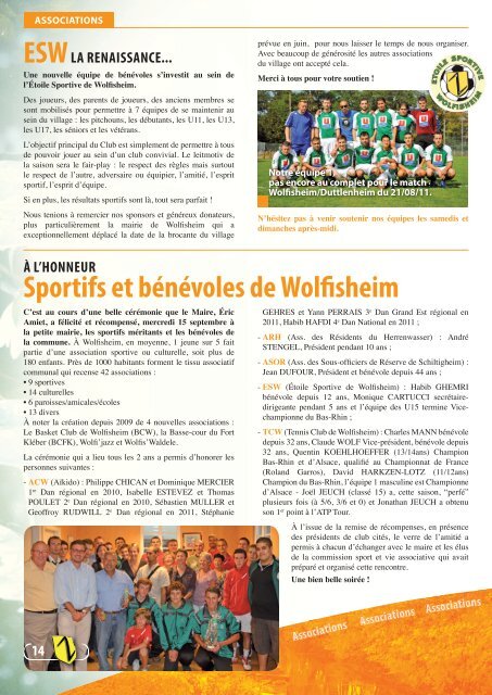 Wolfi Info nÂ°36 - Wolfisheim