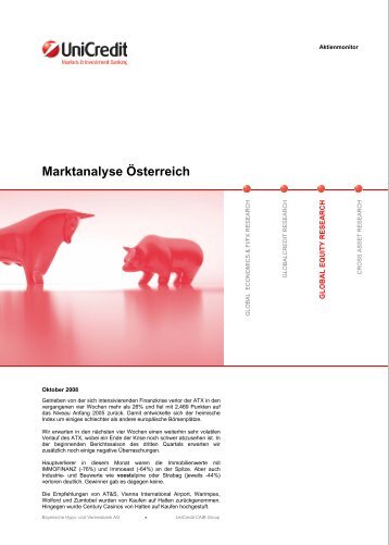 Marktanalyse Österreich - Bank Austria