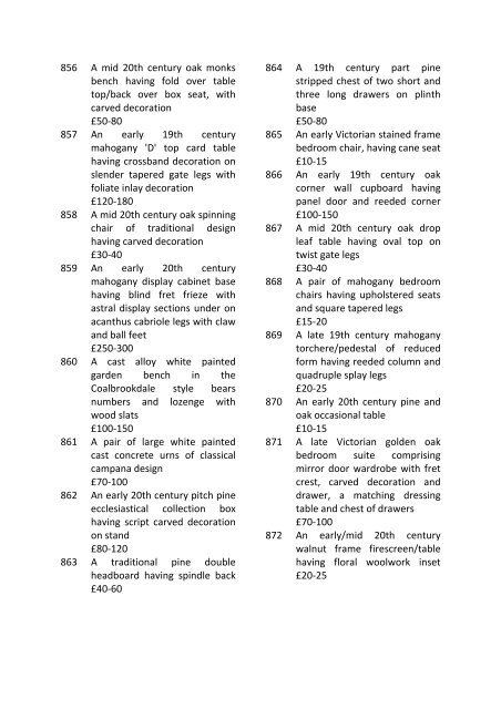 Download Catalogue (pdf) - 1818 Auctioneers