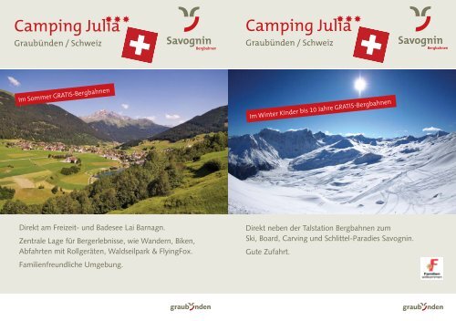 Camping Julia Camping Julia - Savognin