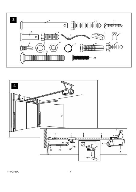 Anleitungen â Garagentorantriebe Modell 5580, 3780 Instructions ...