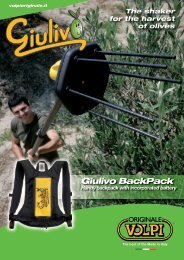 The shaker for the harvest of olives Handy backpack ... - Hobbystore