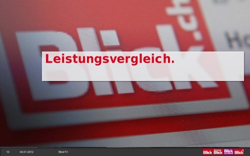 Werbung auf Blicktv.