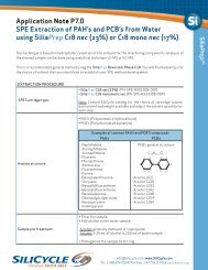 Application Note P7.0 SPE Extraction of PAH's and PCB's ... - Silicycle