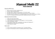 Manual Multi 22 - Fyrteknik