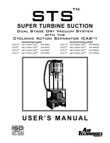 USER'S MANUAL - Air Techniques, Inc.