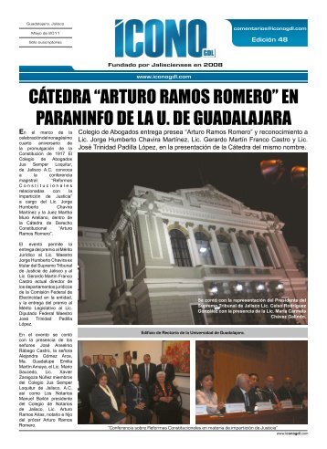 CÁTEDRA “ARTURO RAMOS ROMERO” EN PARANINFO DE LA U ...