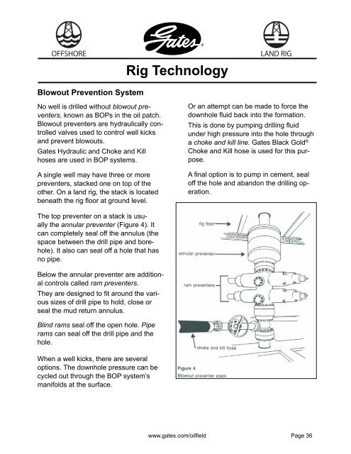 Oilfield Catalog - Gates Corporation