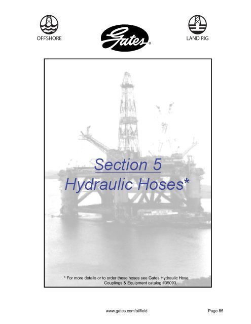 Oilfield Catalog - Gates Corporation