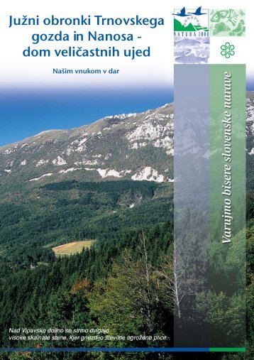 Južni obronki Trnovskega gozda in Nanosa - Natura 2000