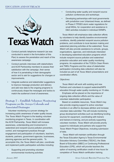 Watershed Protection Plan - Lower Rio Grande Valley Development ...