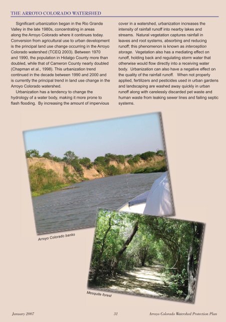 Watershed Protection Plan - Lower Rio Grande Valley Development ...