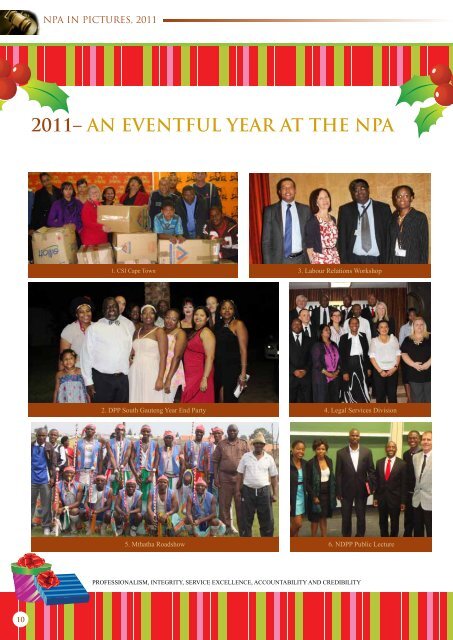 Khasho November December 2011 - National Prosecuting Authority