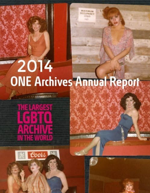 2014-ONE-Archives-Annual-Report