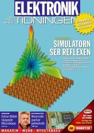 TIDNINGEN SImuLaTORN SER REfLExEN - Elektroniktidningen