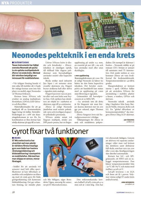 TIDNINGEN SImuLaTORN SER REfLExEN - Elektroniktidningen